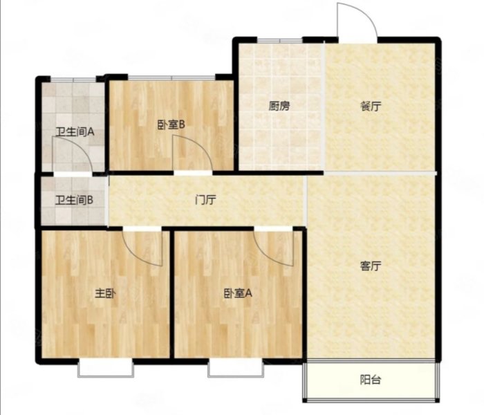 【10图】西双湖 晶福苑 精装修三室 未入住 中间楼