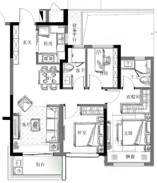 复兴苑3室2厅2卫99㎡南北85万