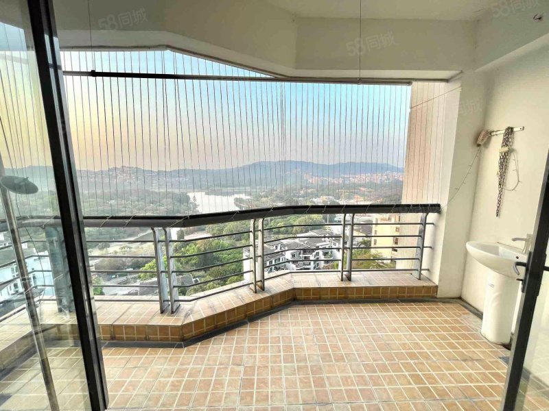 五 高楼层视野无遮挡 环境好 低密度社区 装修好,山水庭苑-广州58同城