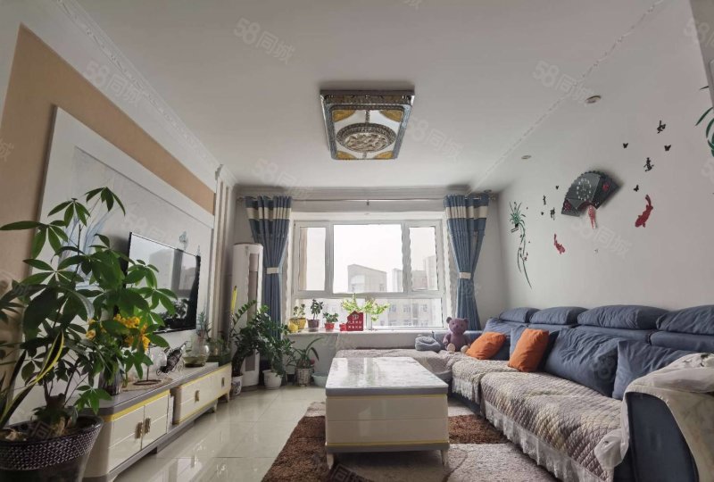 南北通透 两居 房本满二 精装修 首付20个好楼层,君悦华府-定州58同城