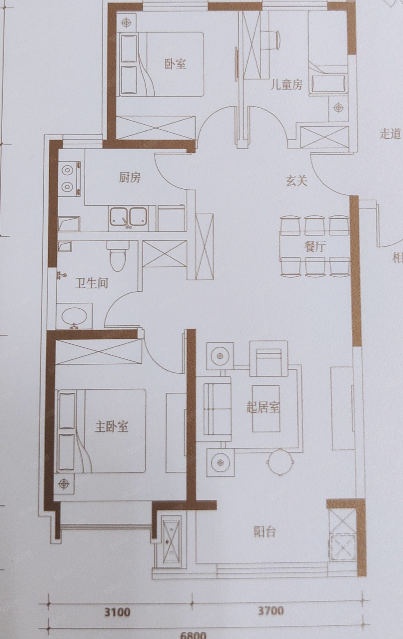 高铁站东侧 禧悦城 106平3居 签约九一小学 现代双语中学