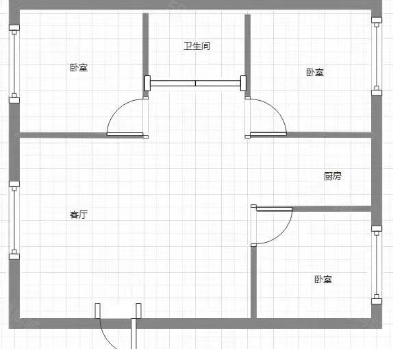 飞宇金伦花园二期3室2厅1卫94.2㎡南北51.9万