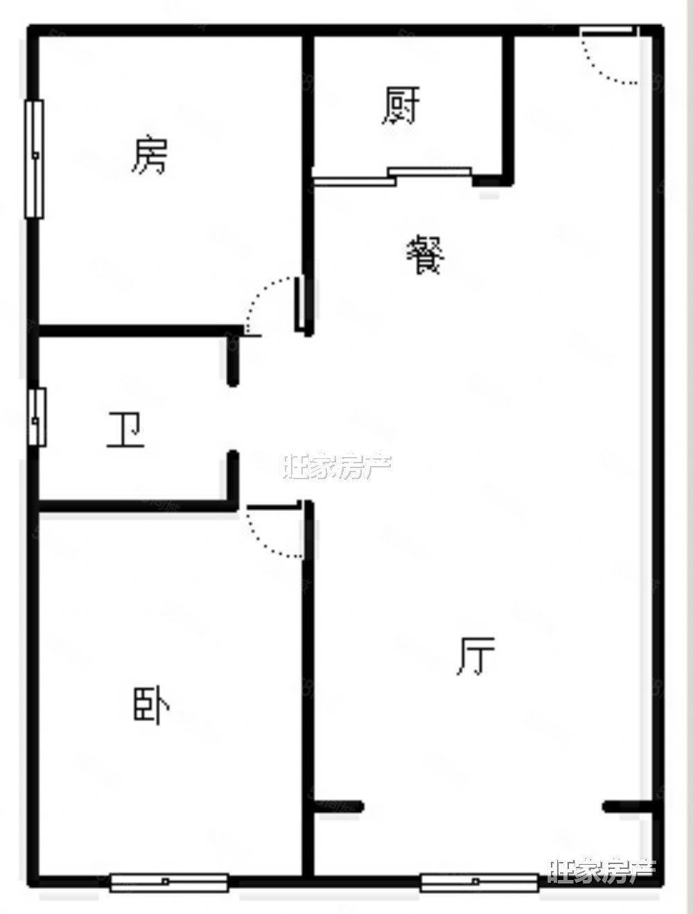 金厦科教苑2室1厅1卫95㎡南80万