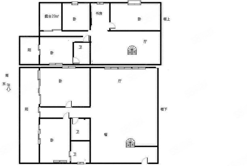 千亿山庄5室2厅3卫172㎡东265万