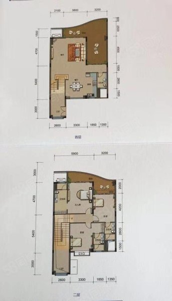 顺峰北洛秘境(别墅)4室1厅5卫160㎡南北395万