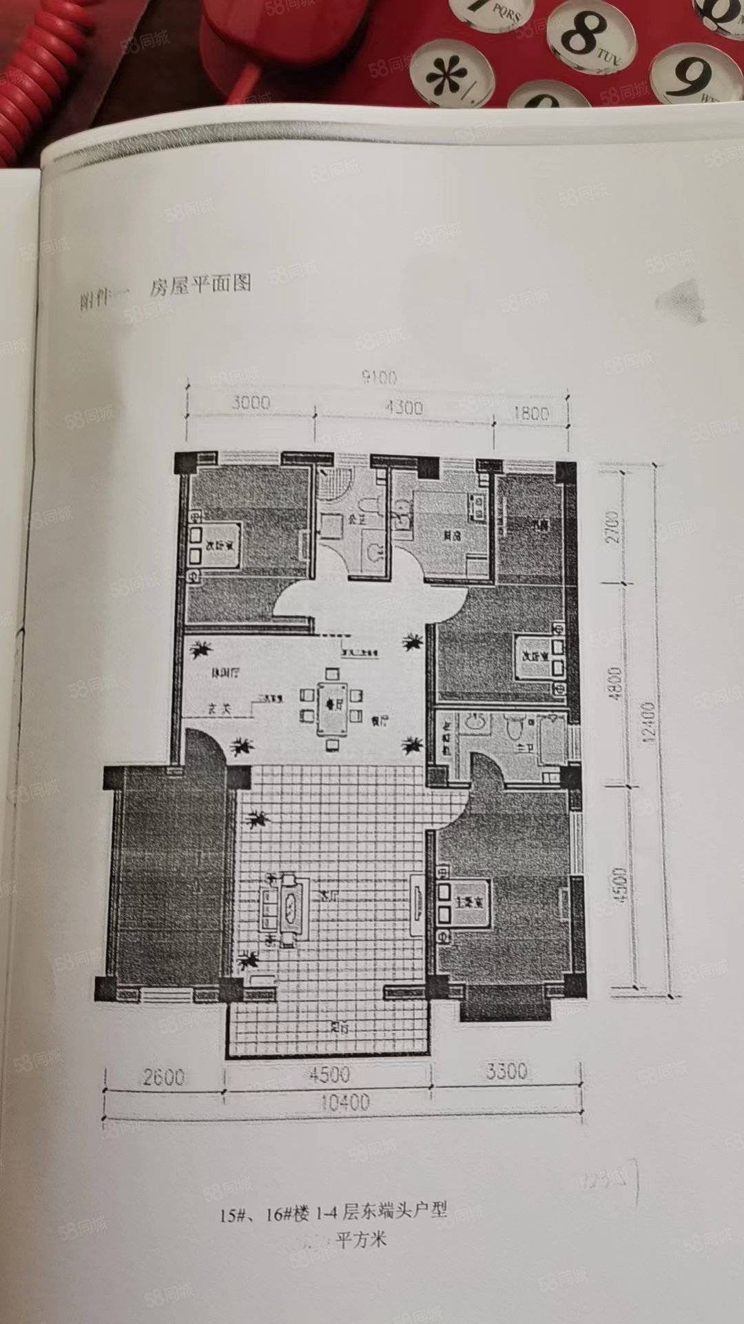 薇乐花园3室2厅2卫123㎡南北62万