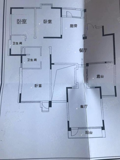 溪麓南郡3室2厅2卫178㎡南北145万