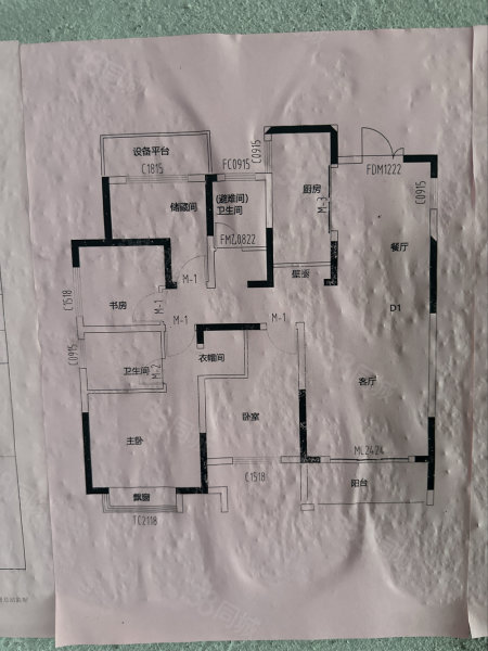 香江翡翠观澜4室2厅2卫132㎡南北122万