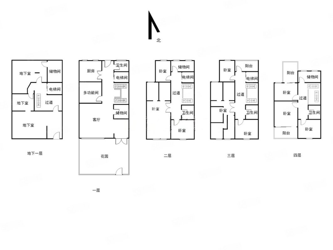 宝华源墅7室6厅4卫280㎡南北2000万