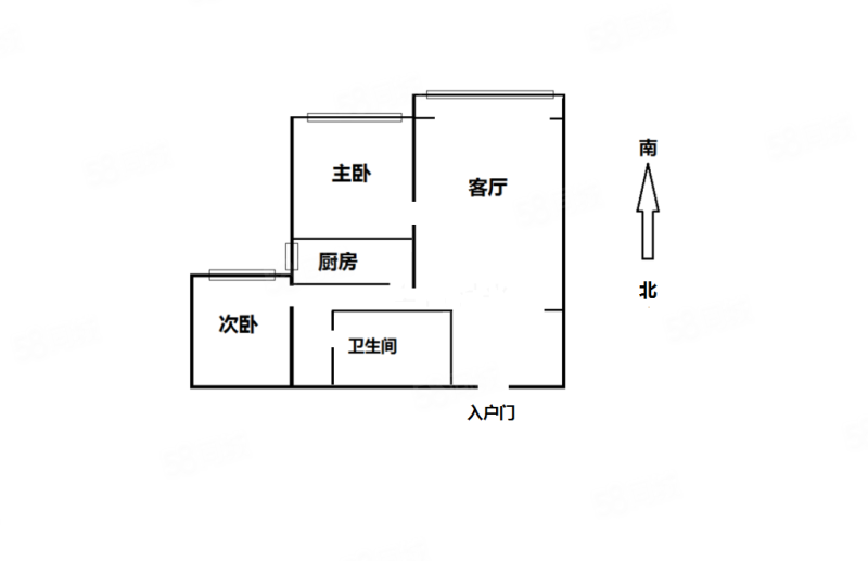 国际生态城(北区)2室1厅1卫92.95㎡南178万