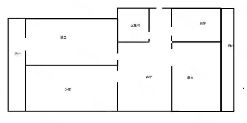 公司街38-1号小区3室1厅1卫125㎡南北99万