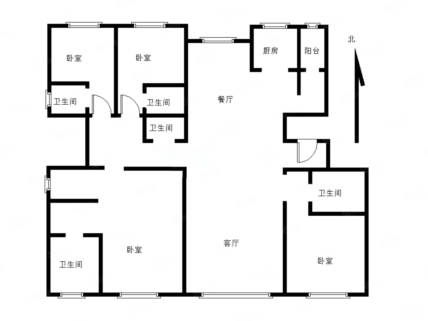 远洋天著春秋4室2厅3卫242.19㎡南北2200万