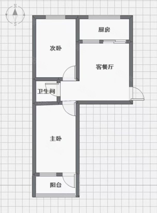 雅馨苑北区2室1厅1卫86.36㎡南北78.8万