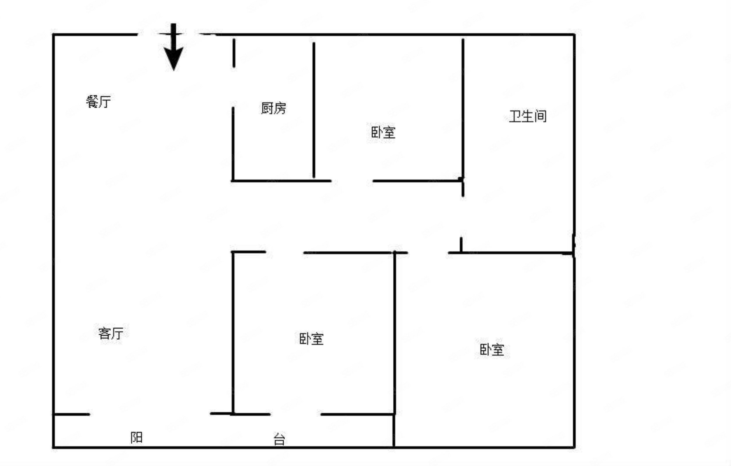 【10图】濉溪 政务新区 江山印 电梯房3室纯毛坯 钥匙在手,融翔江山印