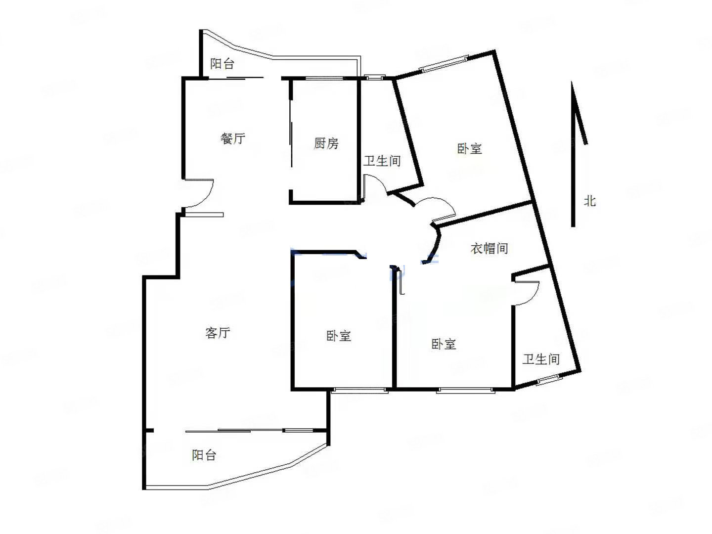 丽日豪庭4室2厅2卫170㎡南290万