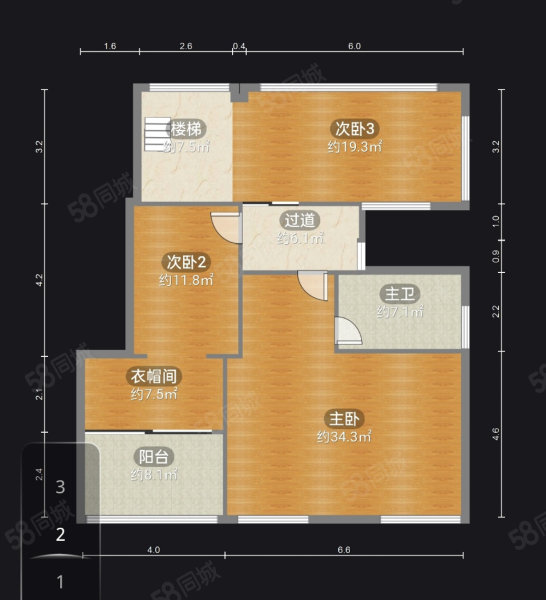 万正西区国际5室2厅2卫211.86㎡南北140万