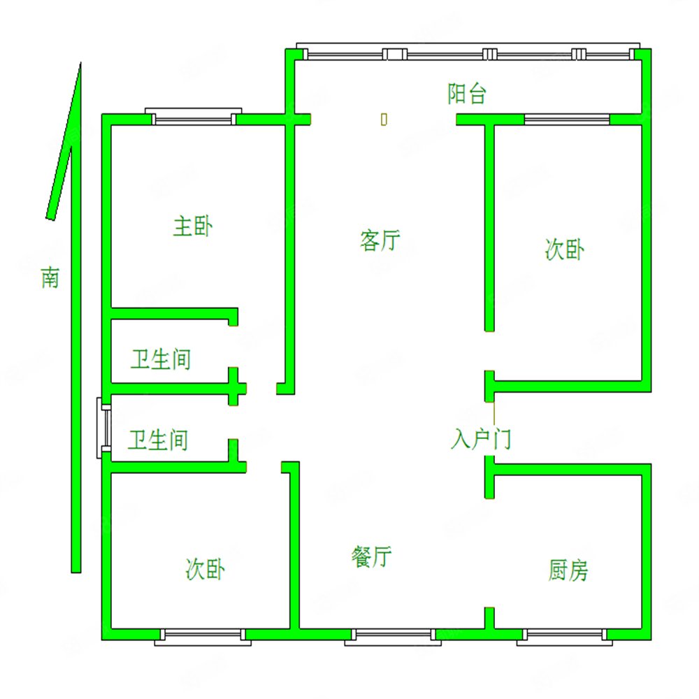 【10图】急售 未来城康郡 层 精装四室二卫 飞机户型 带储藏室,未来城