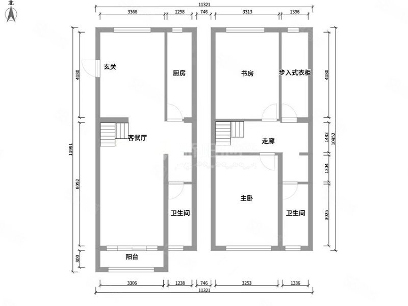 美兰家园2室1厅1卫88.23㎡南北56万