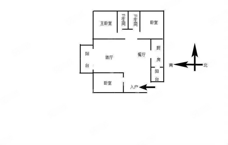 楚雄碧桂园(别墅)3室2厅2卫125㎡南北66万