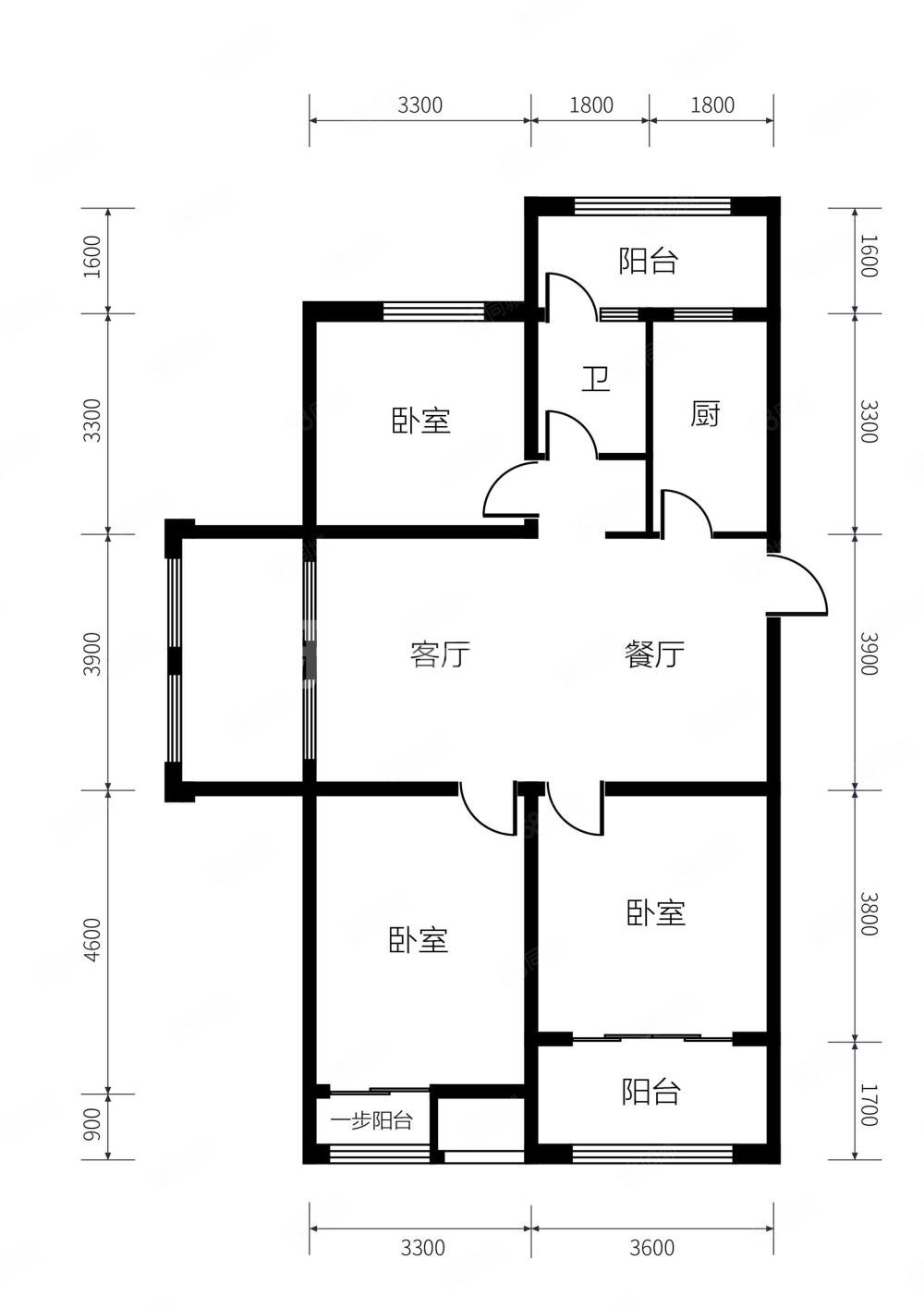 御水华庭3室2厅2卫106.71㎡南北84万