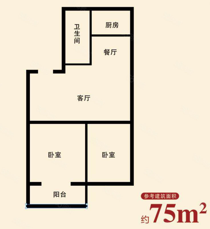 馨园小区3室2厅1卫124㎡南北62万