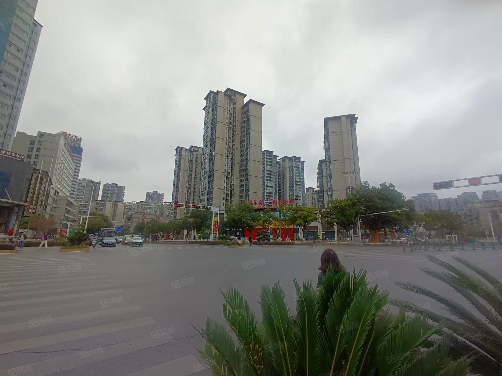 汇川区面朝三阁公园楼中楼上下两层精装单价2000多老证