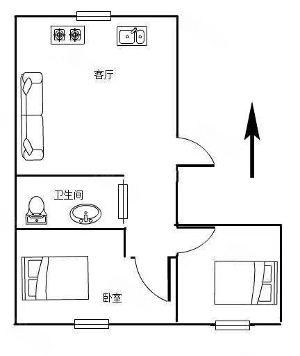 苏华苑(C区)2室1厅1卫95㎡南北48.5万