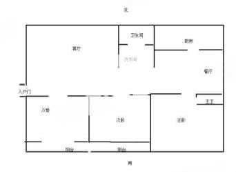 雷锋山小区3室2厅2卫132㎡南北52万