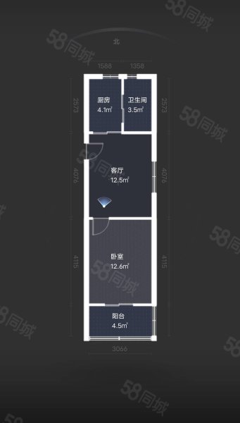 健康路46-48号楼1室1厅1卫39.17㎡南22.8万