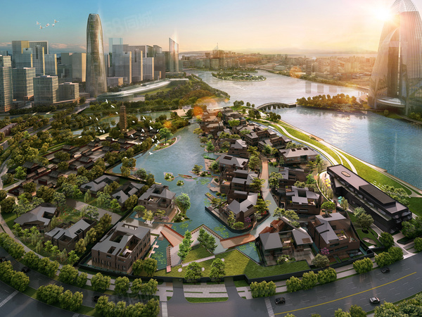 北京國際財(cái)富中心樓盤建筑物外景