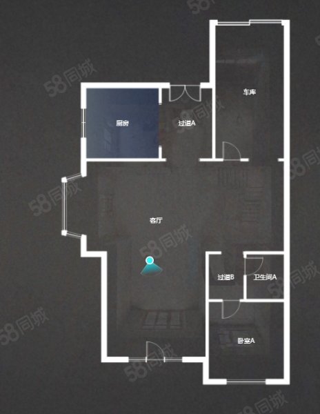 上山间4室2厅3卫270㎡南北525万