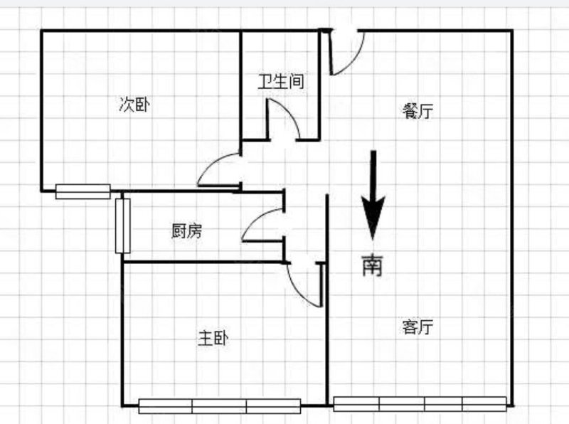 安厦家园3室2厅1卫96.45㎡南北78万