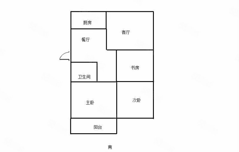 鹿东小区3室1厅1卫111㎡南145.8万