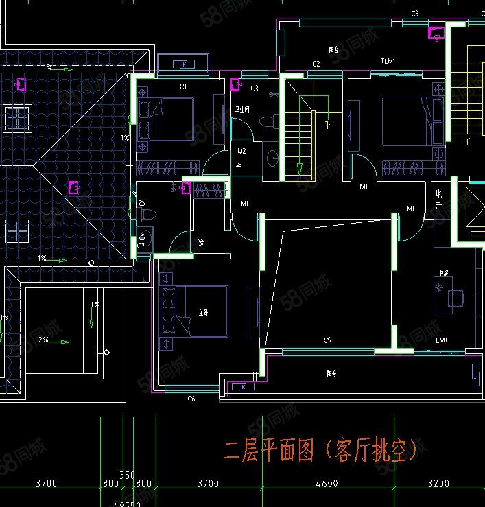 天泰华府6室2厅5卫256.71㎡南北790万