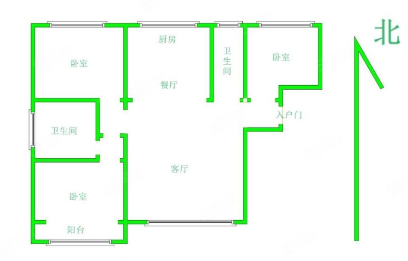 阳光盛景3室2厅2卫141㎡南北113万