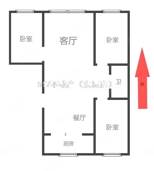 马德里皇家花园3室2厅1卫120㎡南北83万