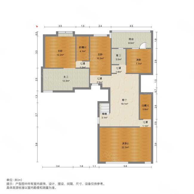 海伦春天(三期)4室3厅2卫185.64㎡南350万