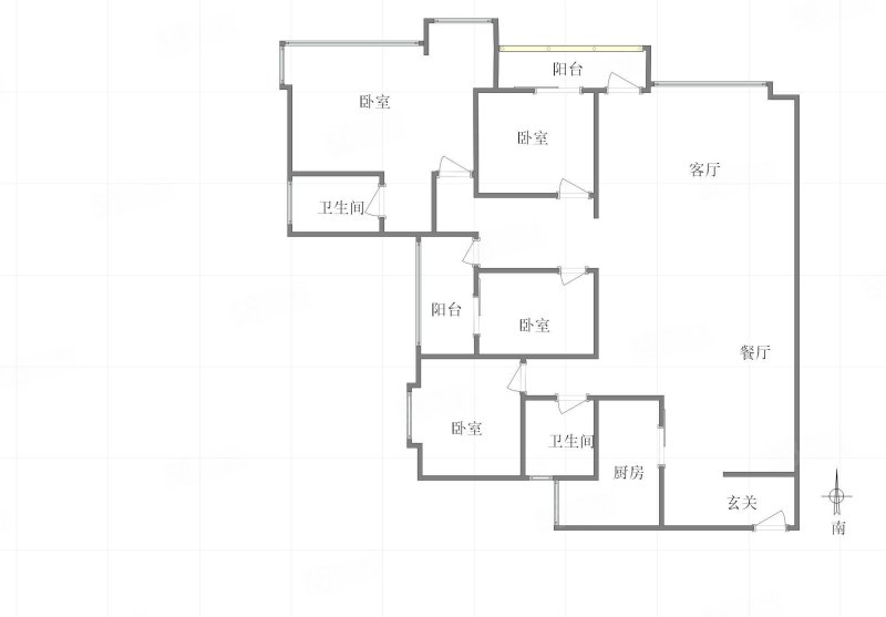 华润中央公园4室2厅2卫167.17㎡南225万