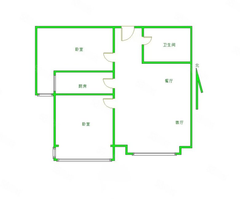 丰源帝景2室1厅1卫100㎡南50万