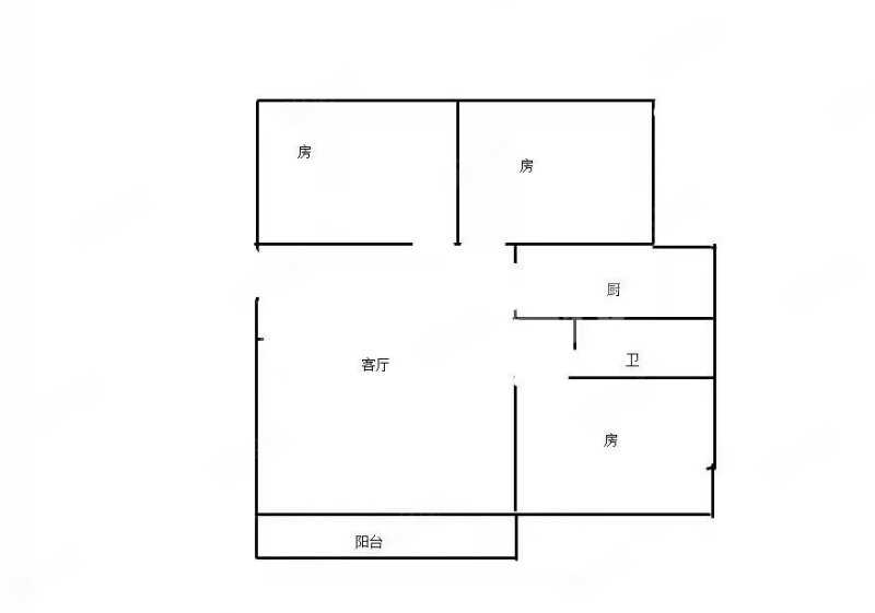 美好上郡3室2厅1卫108.39㎡南北130万