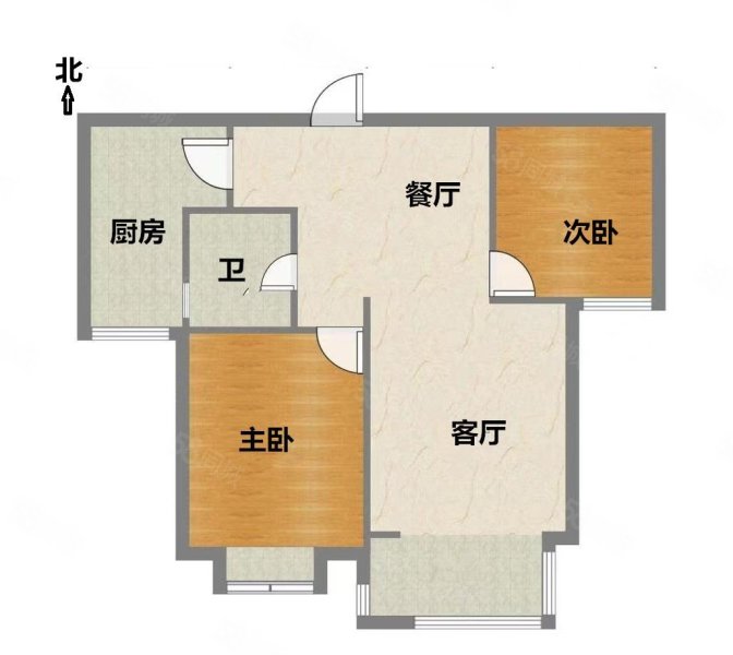 中和教育世家2室2厅1卫93.65㎡南97万