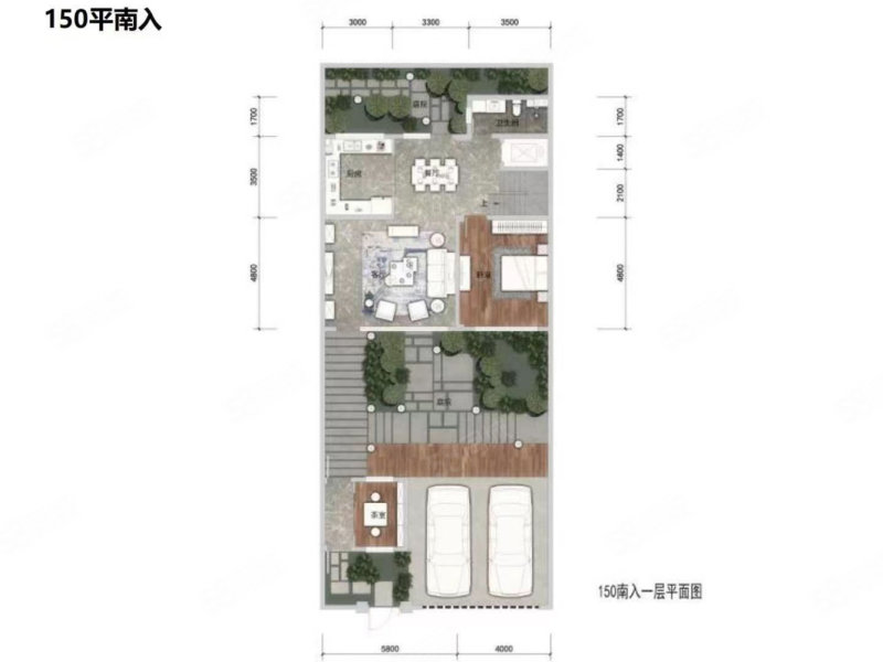 世茂爵世山5室3厅3卫181.99㎡南北260万