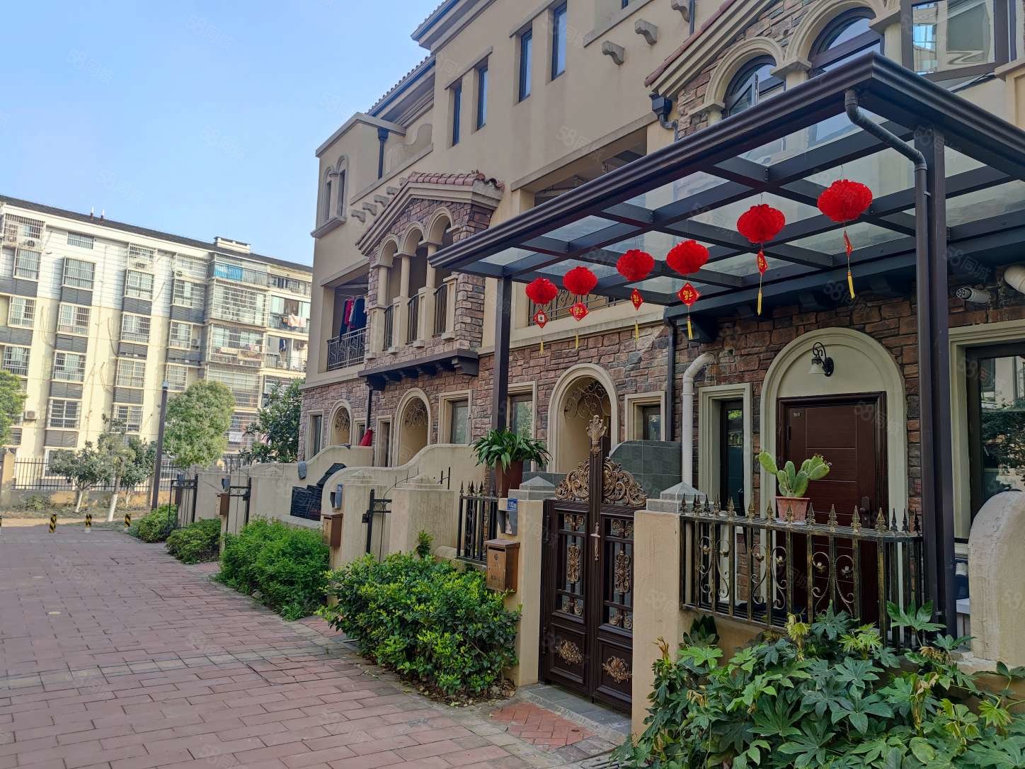 东边户 质联排别墅 老证 上下共5层 带车库,珑璟轩(别墅)-武汉58同城