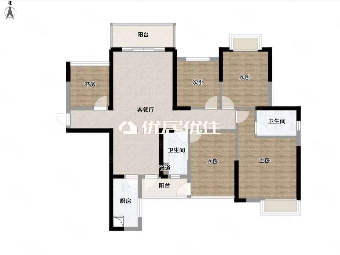 天誉城5室2厅0卫139㎡南138万