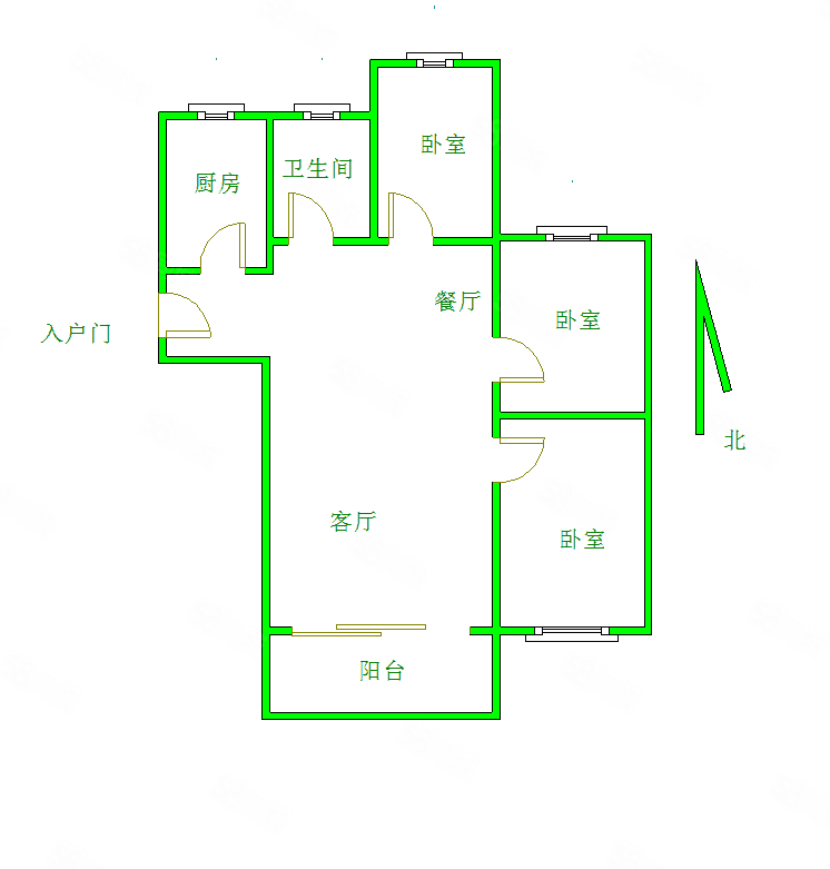 宿州院子北区户型图图片