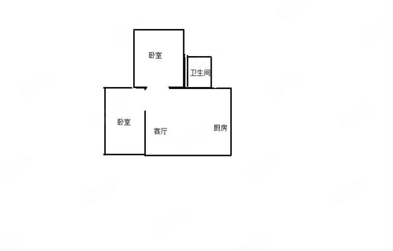 建工新康桥2室1厅1卫38㎡南北32万