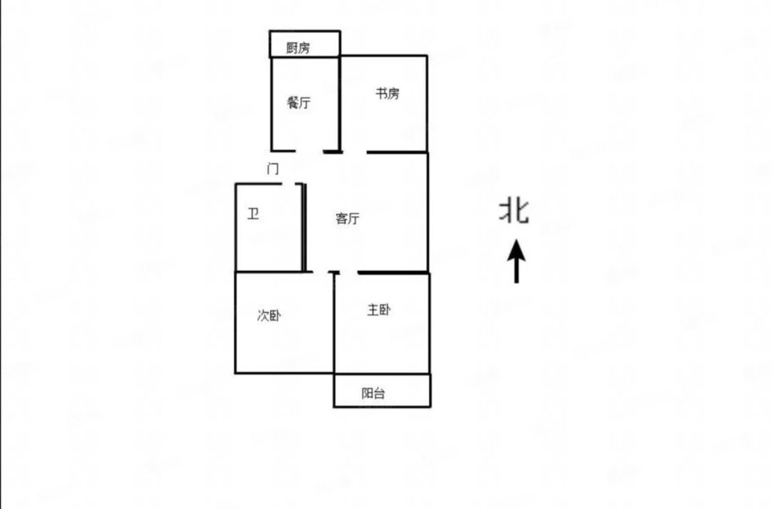 赵王九筑台3室2厅1卫109.48㎡南北73万