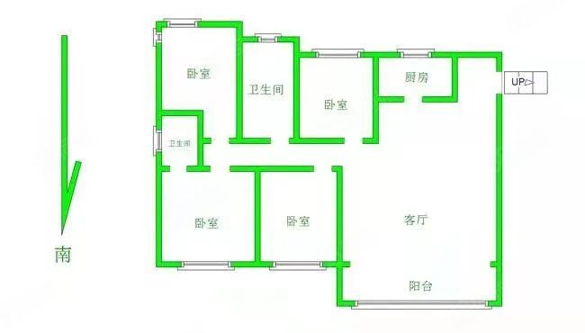 建业通和府(华龙)4室2厅2卫140㎡南83万