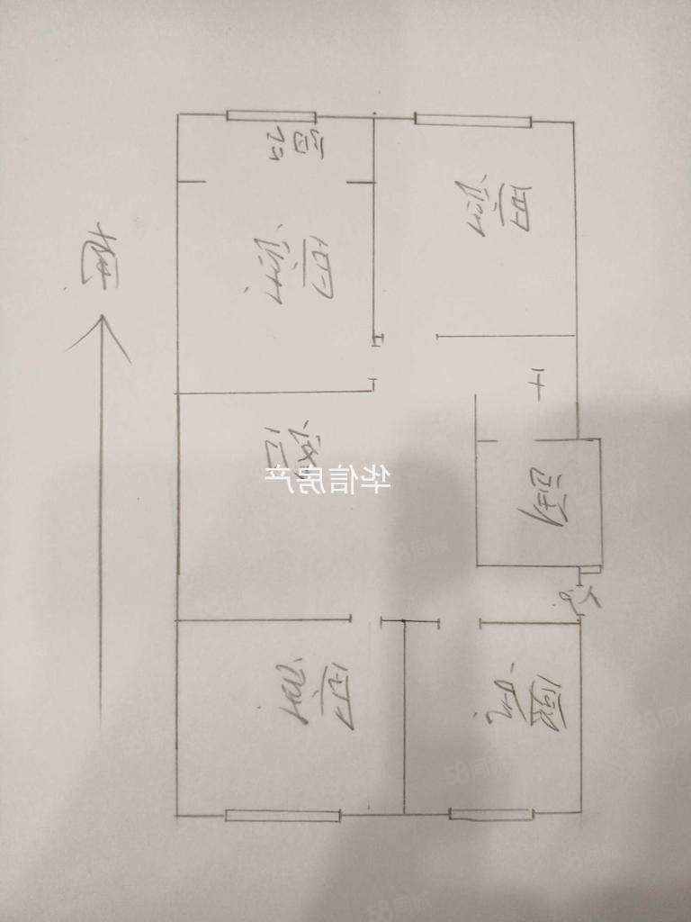 龙山花园小区3室1厅1卫100㎡南北117.8万