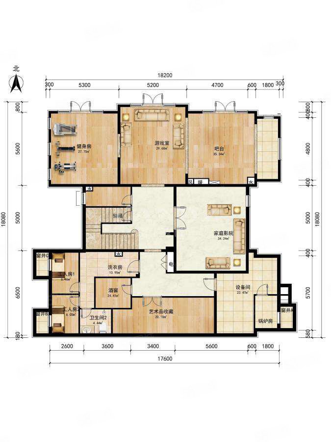 遠(yuǎn)洋LAVIE4室3廳4衛(wèi)980㎡南北7600萬(wàn)